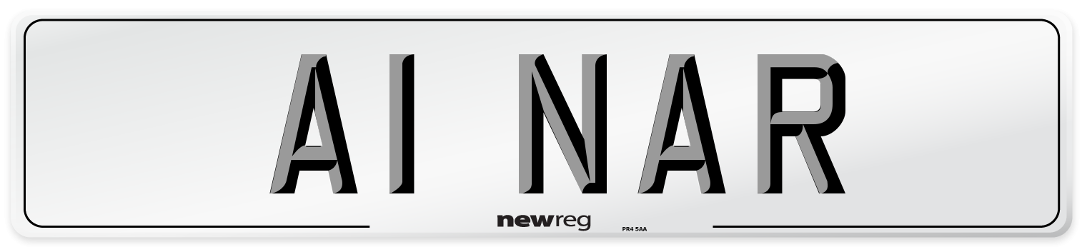 A1 NAR Number Plate from New Reg